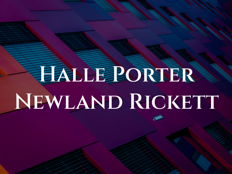 Halle Porter Newland Rickett