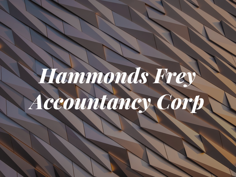 Hammonds & Frey Accountancy Corp