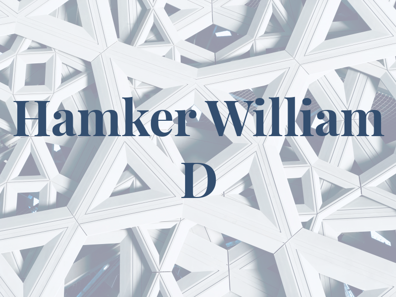 Hamker William D