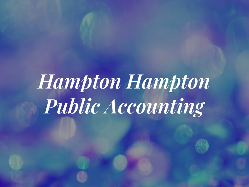 Hampton & Hampton Public Accounting