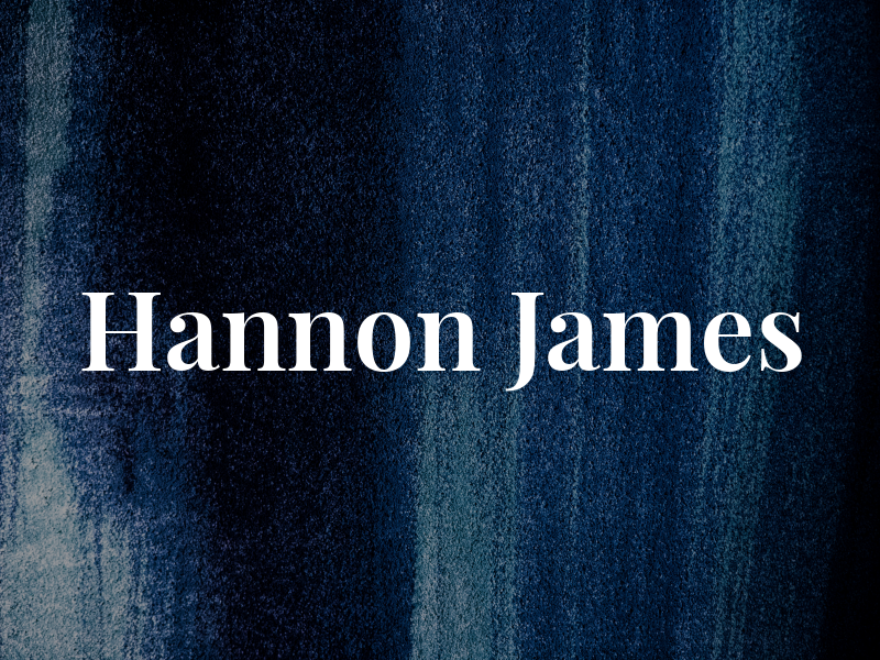 Hannon James