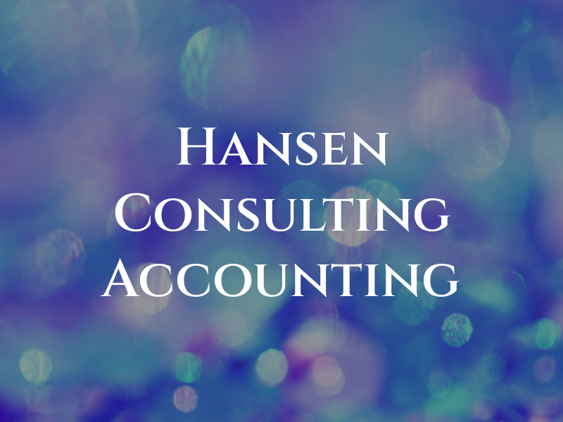 Hansen Tax Consulting & Accounting