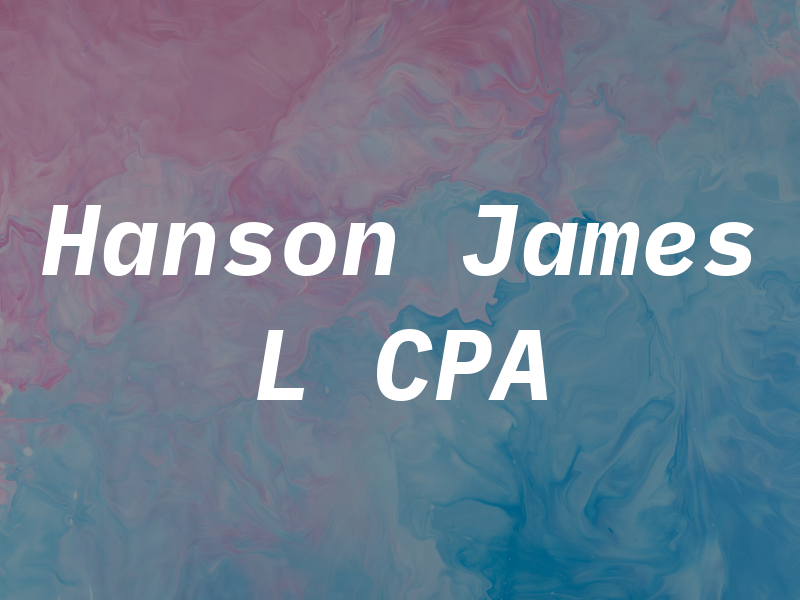 Hanson James L CPA
