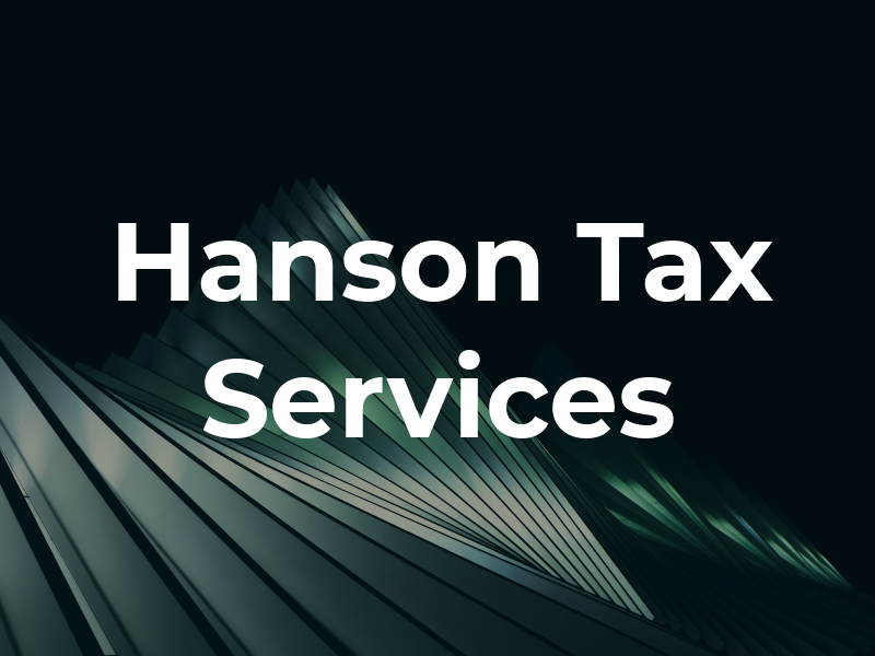 Hanson Tax Services