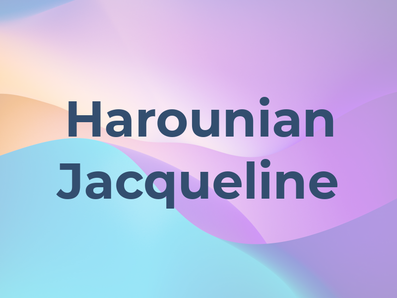 Harounian Jacqueline
