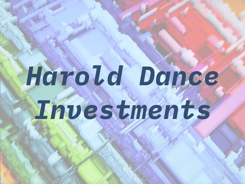 Harold Dance Investments