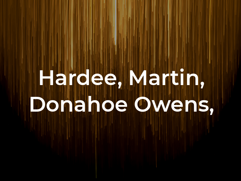 Hardee, Martin, Donahoe & Owens, PA