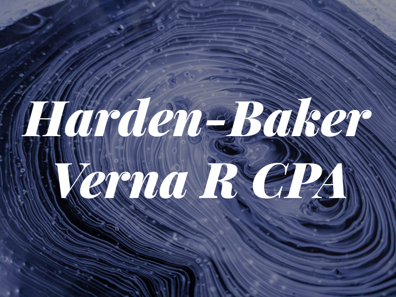 Harden-Baker Verna R CPA