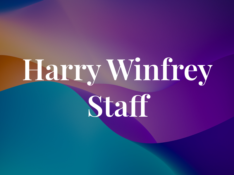 Harry C Winfrey & Staff