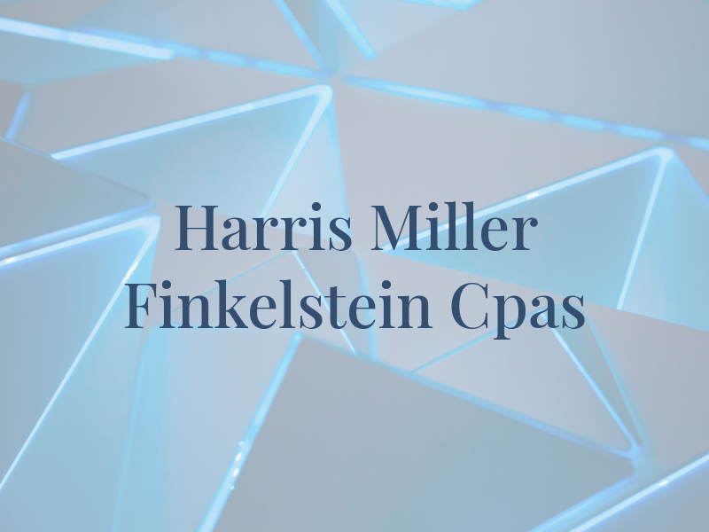 Harris Miller & Finkelstein Cpas