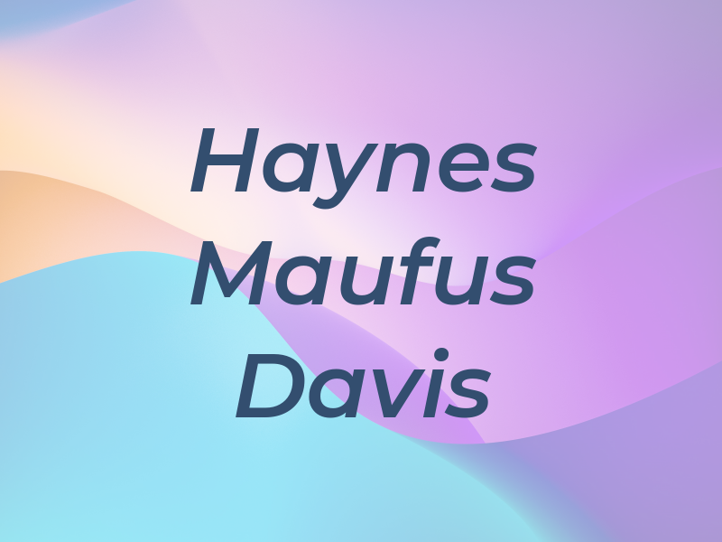 Haynes Maufus & Davis