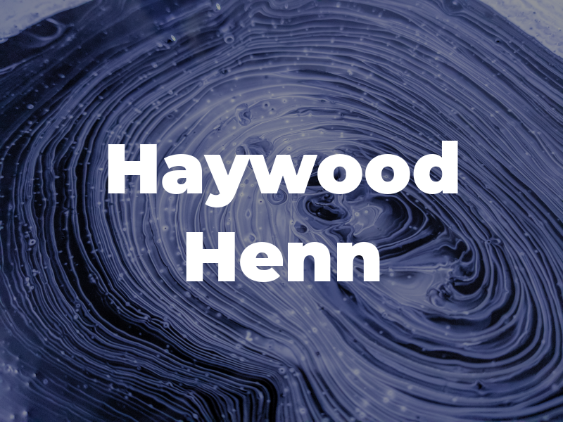 Haywood Henn