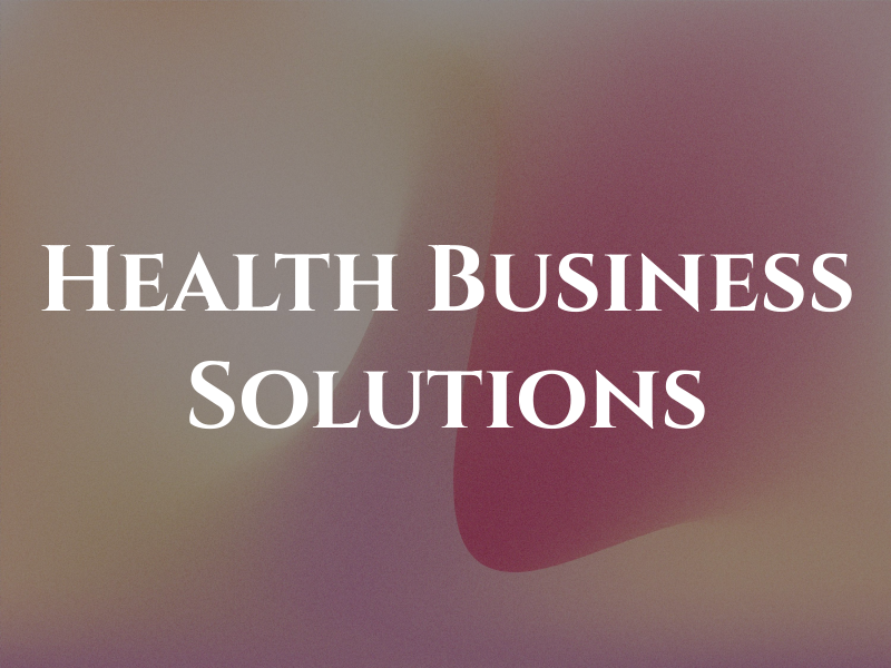 Health Business Solutions
