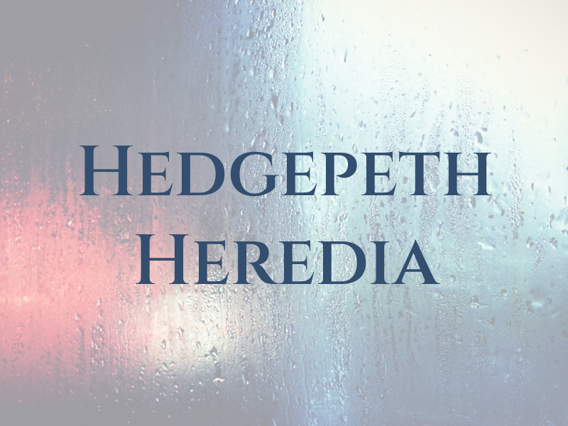 Hedgepeth Heredia