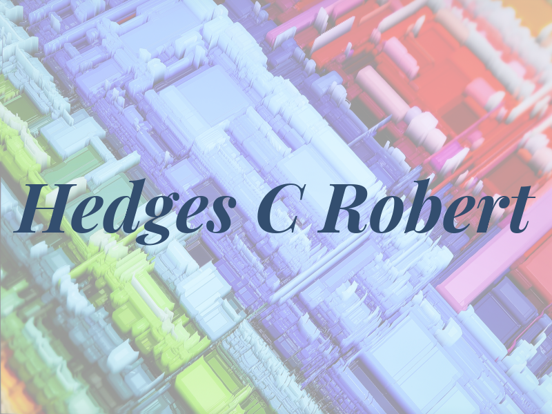 Hedges C Robert