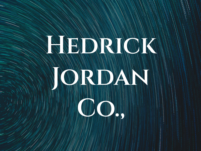 Hedrick & Jordan Co., LPA