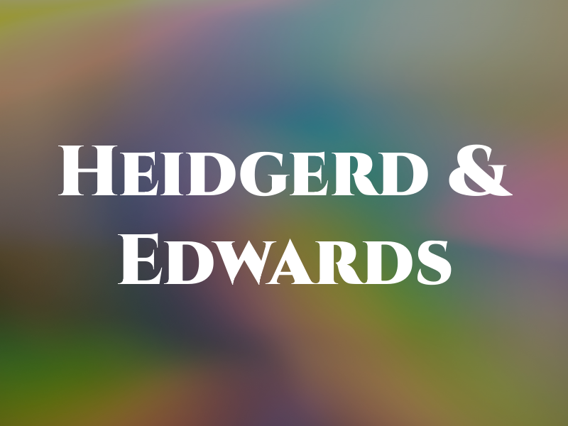 Heidgerd & Edwards