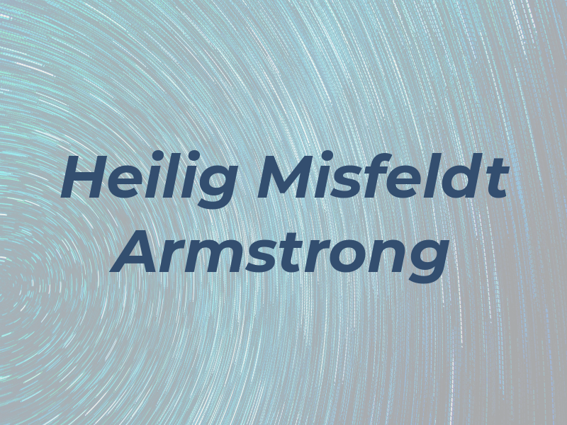Heilig Misfeldt & Armstrong