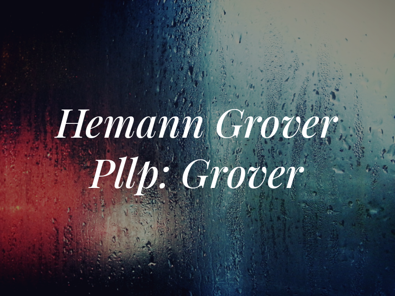Hemann Grover & Co Pllp: Grover Le Ann M CPA