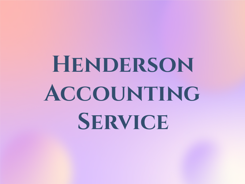 Henderson Accounting & Tax Service
