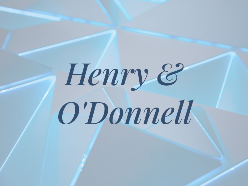 Henry & O'Donnell