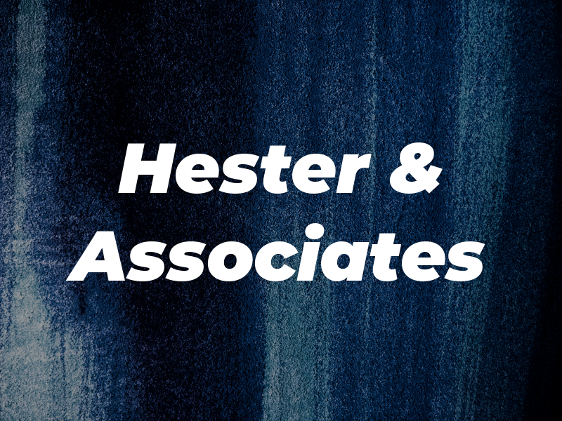 Hester & Associates