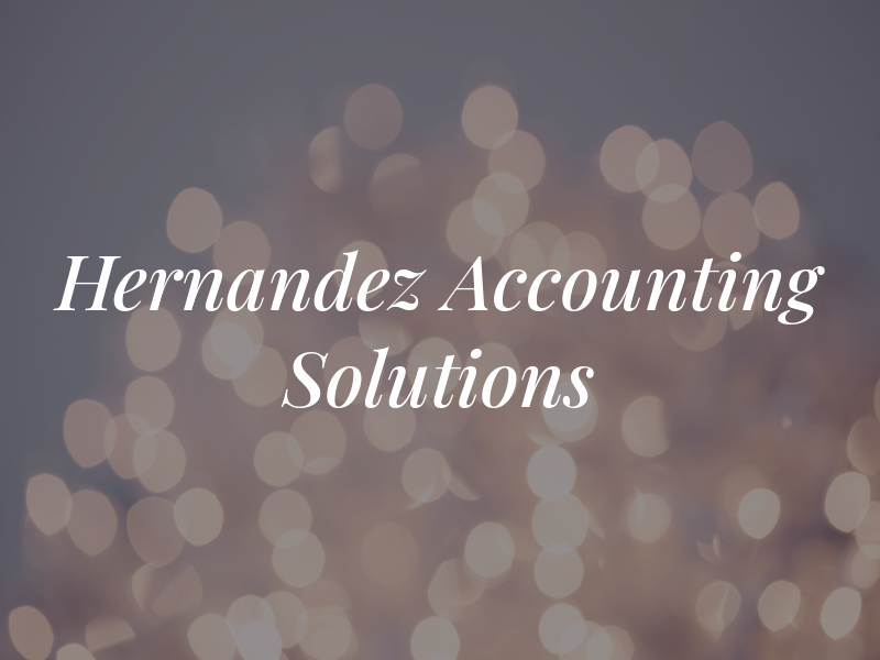 Hernandez Accounting Solutions