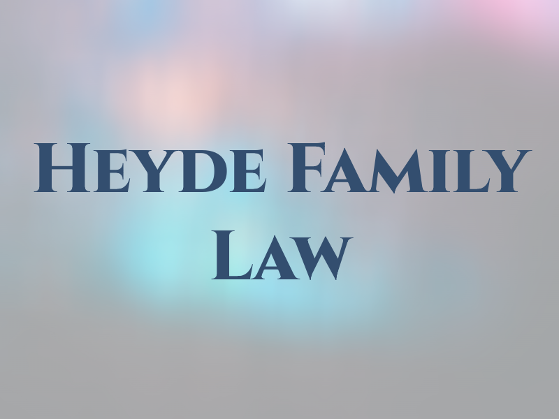 Heyde Family Law