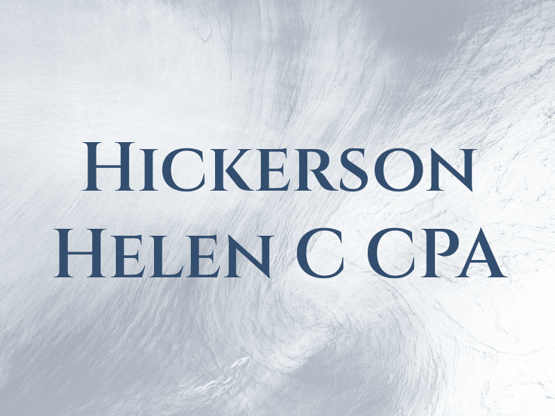 Hickerson Helen C CPA