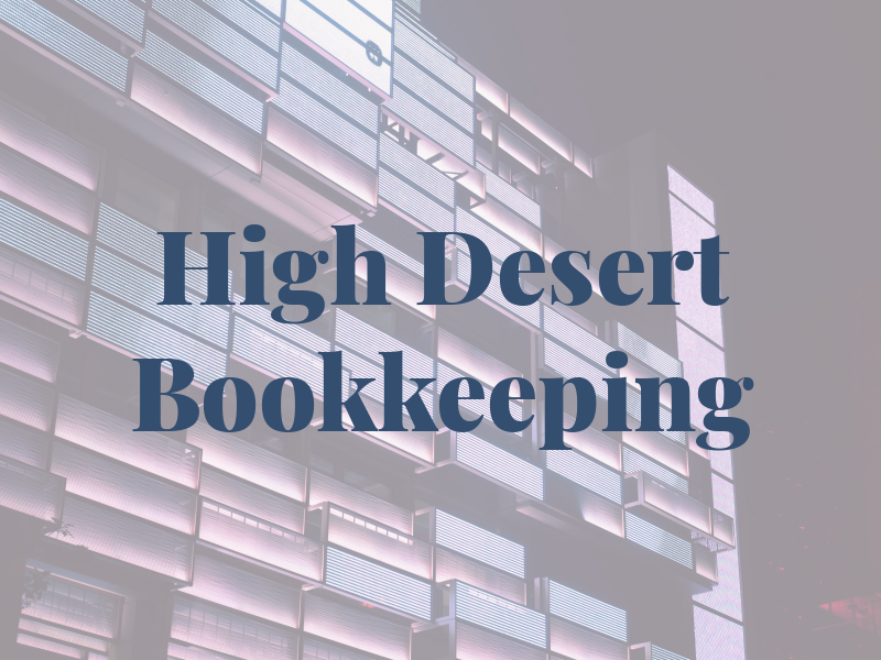 High Desert Tax & Bookkeeping