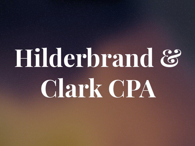 Hilderbrand & Clark CPA