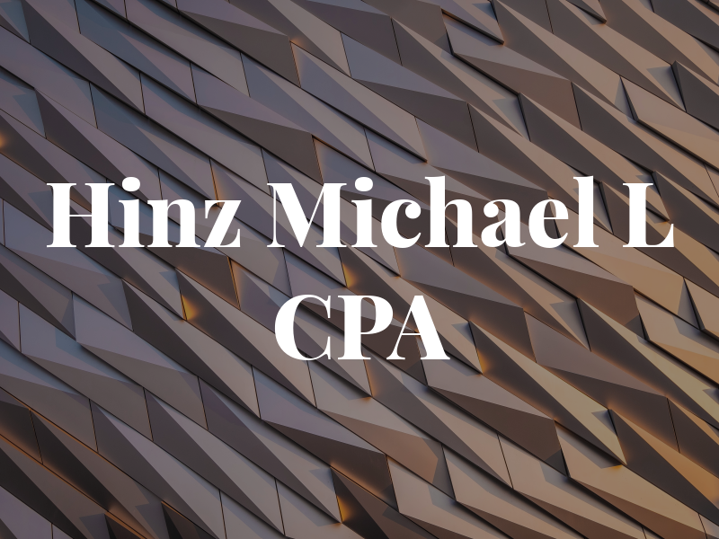 Hinz Michael L CPA