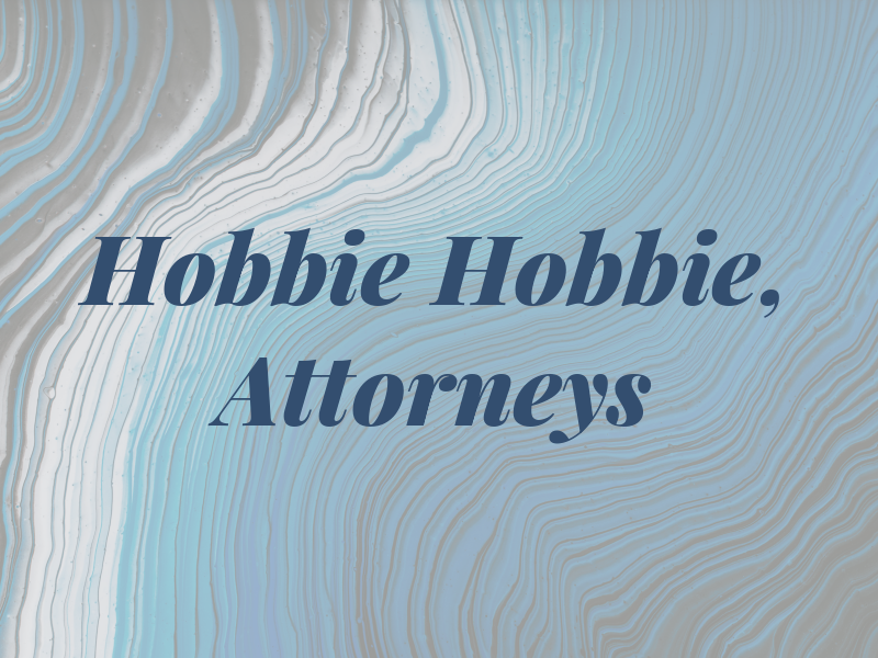 Hobbie & Hobbie, Attorneys At Law