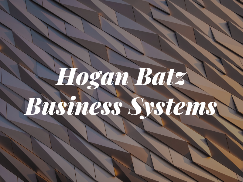 Hogan & Batz Business Systems