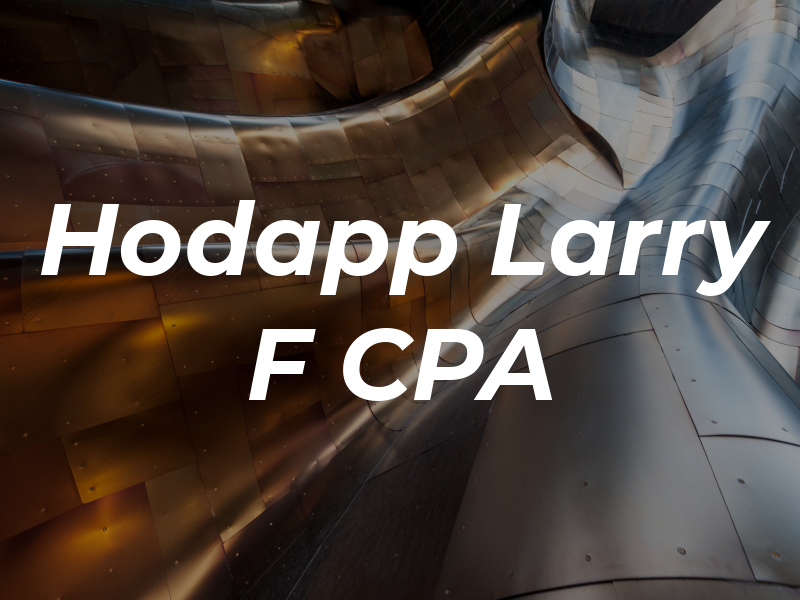 Hodapp Larry F CPA