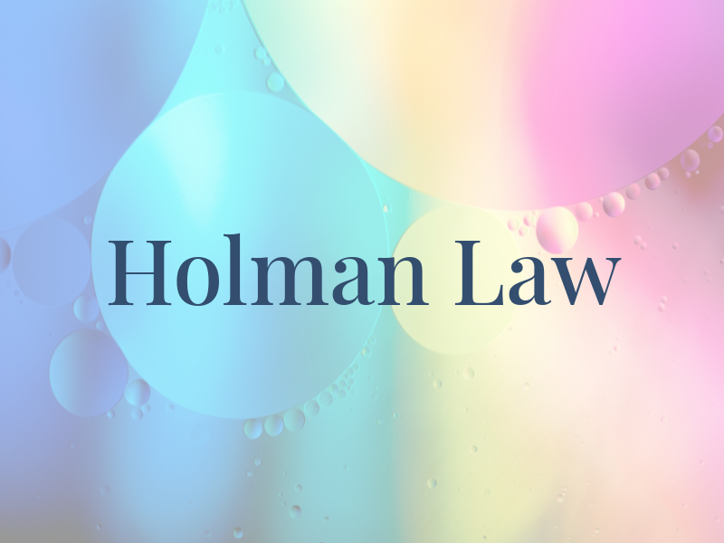 Holman Law