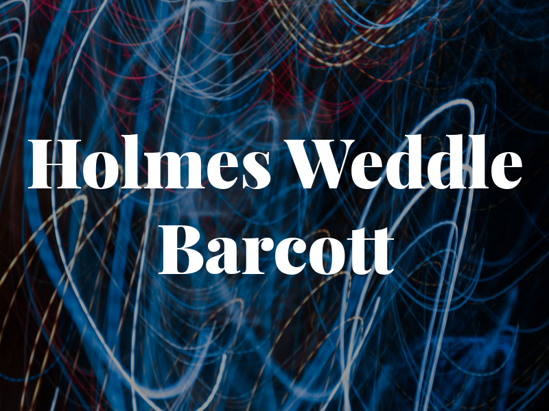 Holmes Weddle & Barcott