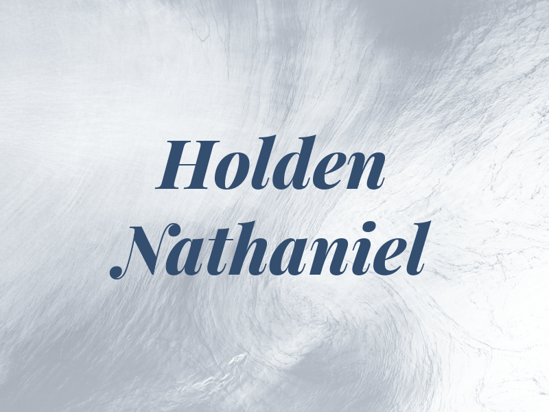 Holden Nathaniel