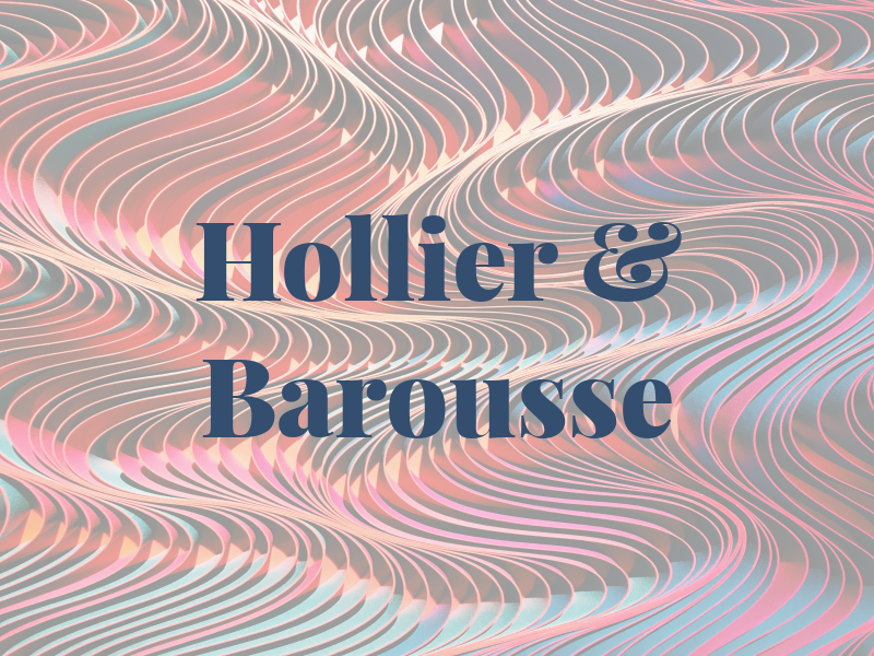 Hollier & Barousse