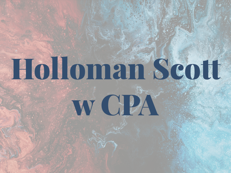 Holloman Scott w CPA