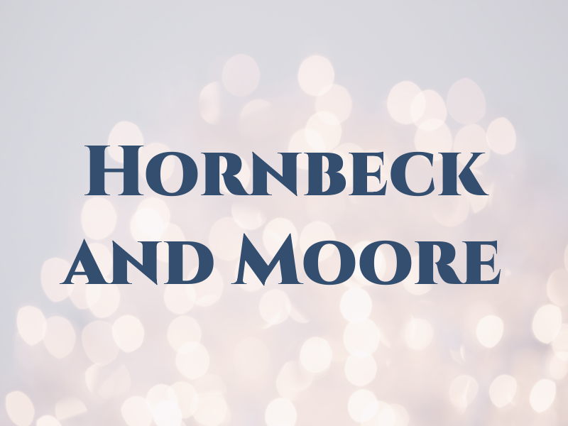 Hornbeck and Moore
