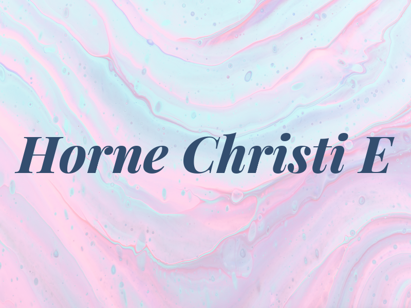 Horne Christi E
