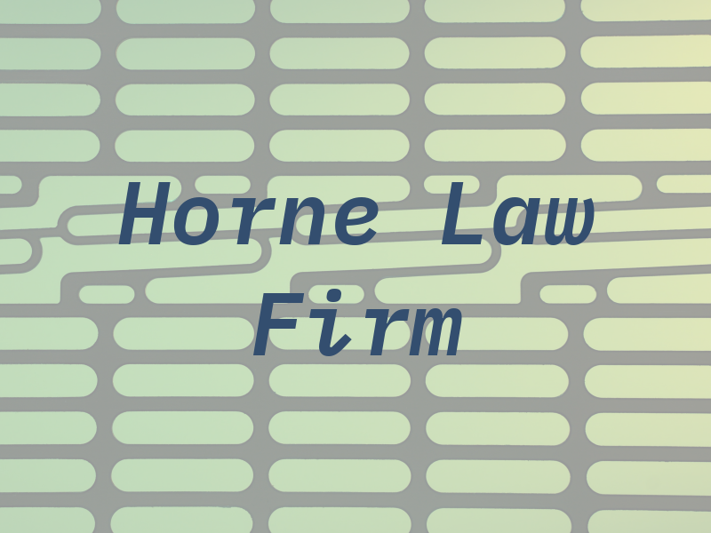 Horne Law Firm