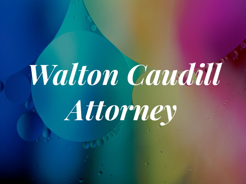 I D Walton Caudill Attorney at Law