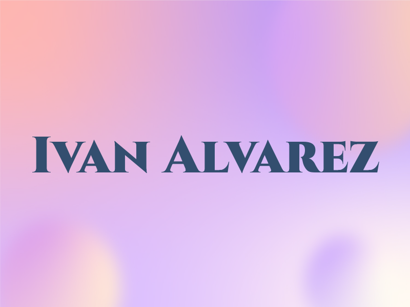Ivan Alvarez