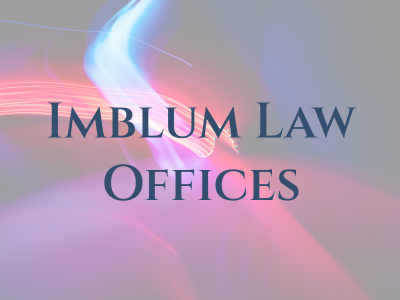 Imblum Law Offices