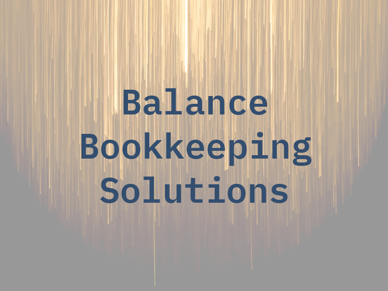 In Balance Bookkeeping Solutions