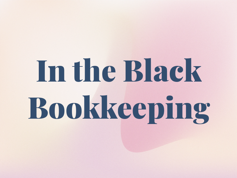 In the Black Bookkeeping