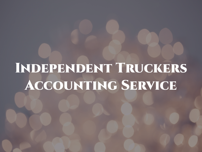 Independent Truckers Accounting Service