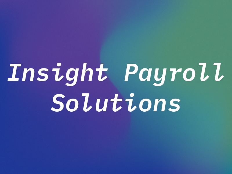 Insight Payroll Solutions